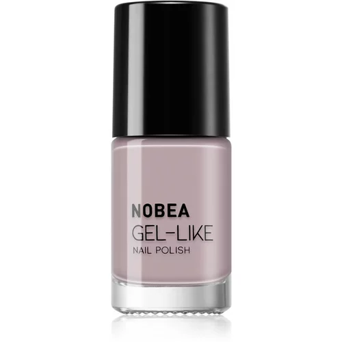 NOBEA Day-to-Day Gel-like Nail Polish lak za nohte z gel učinkom odtenek Beige nutmeg #N52 6 ml