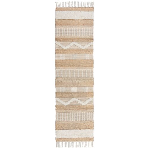 Flair Rugs Bež tekač iz jute Flair Rugs Medina, 60 x 230 cm Cene