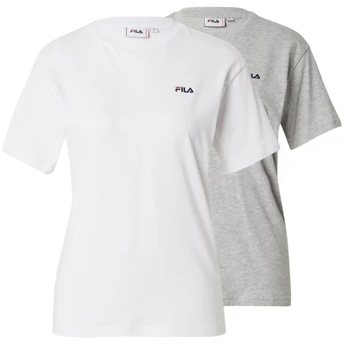 Fila Funkcionalna majica 'BARI' mornarska / pegasto siva / rdeča / bela