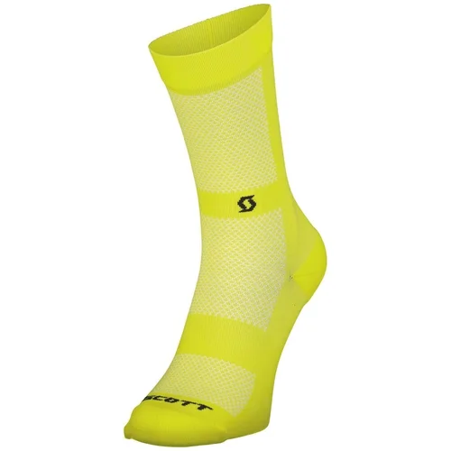 Scott Performance No Shortcuts Crew Socks Sulphur Yellow/Black 36-38 Kolesarske nogavice