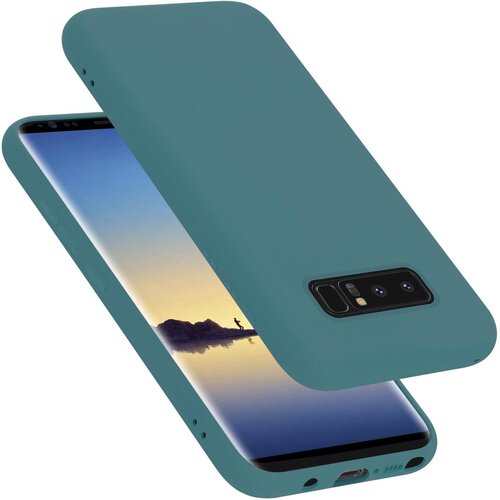 Cadorabo Ohi&amp;scaron;je, združljiv s Samsungom v tekoči zeleni barvi - za&amp;scaron;čitni pokrov iz fleksibilnega silikona TPU, (20587338) Slike