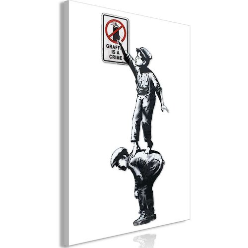  Slika - Graffiti Is a Crime (1 Part) Vertical 40x60 Cene