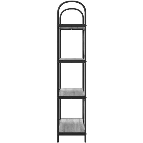 VidaXL Polica Sivi hrast sonoma 80 x 30 x 146 cm Konstruirano drvo Slike