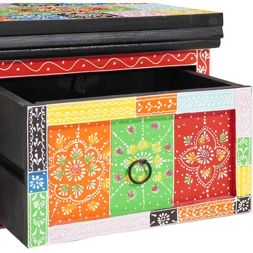  Noćni ormar s ladicama 2 pcs &amp;Scaron;areni 40 x 30 x 28 cm Slike