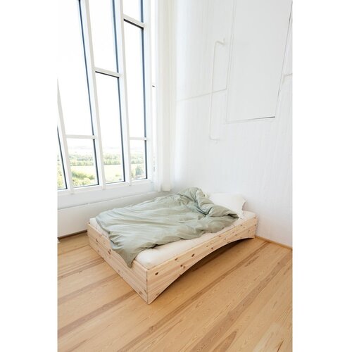 Karup Design Zakonska postelja iz masivnega bora brez vzglavja 180x200 cm v naravni barvi Orbit &amp;ndash; Slike