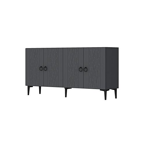 Hanah home Komoda Rain 150, Bež Slike