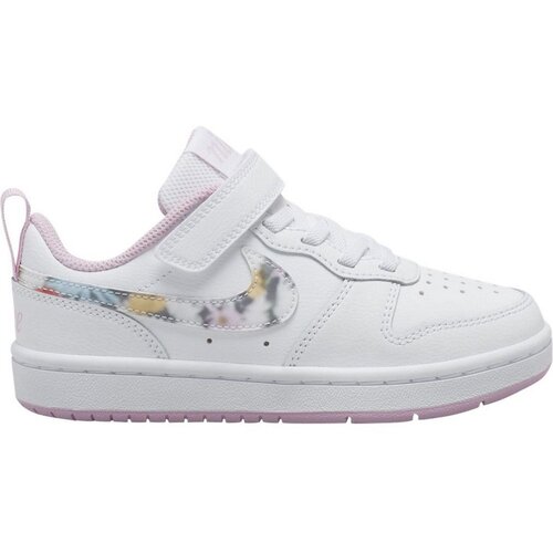 Nike Patike za devojčice COURT BOROUGH LOW 2 FLRL BPV-CZ6613-100 bele Slike