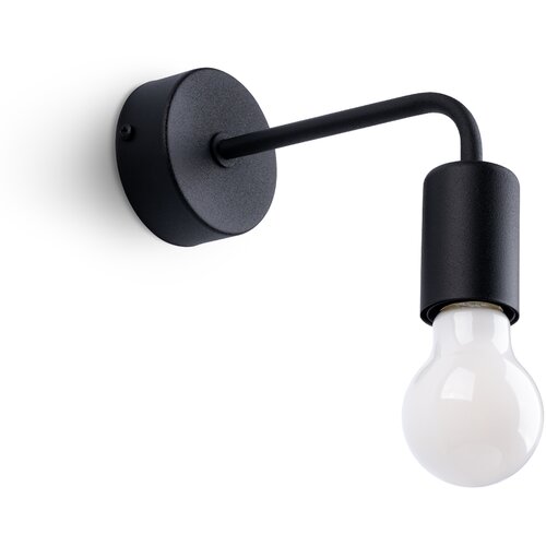 Sollux Lighting Sollux SL.1449 - Zidna lampa NORAH 1xE27/15W/230V crna Cene