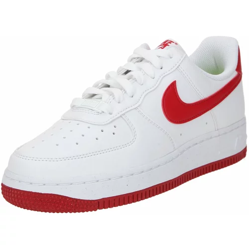 Nike Sportswear Niske tenisice 'Air Force 1 '07 SE' crvena / bijela