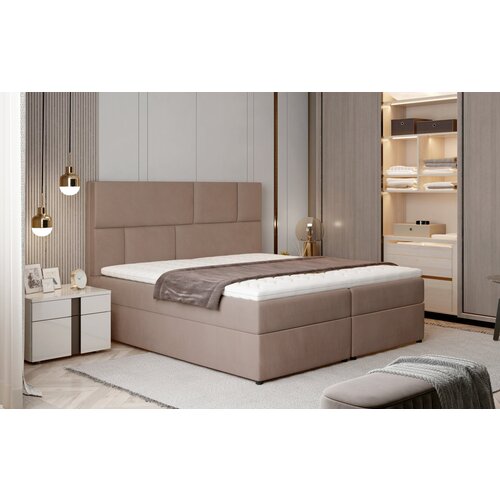 ELTAP Boxspring krevet Florence elegantna udobnost za modernu spavau sobu-140x200-Monolith 09 Slike