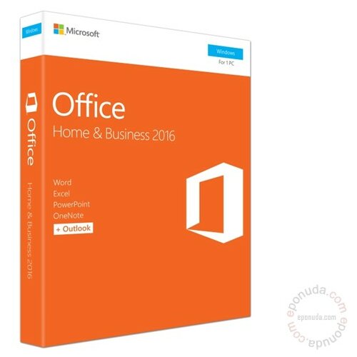 Microsoft Office Home and Business 2016, 32/64bit English CEE Only DVD P2 (T5D-02710) poslovni softver Slike