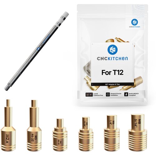 CNC Kitchen Soldering Tips + T12 Adapter Cene