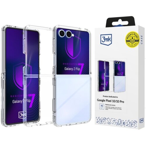 3mk Armor Case silikonski ovitek za Samsung Galaxy Z Flip7 - prozoren Cene