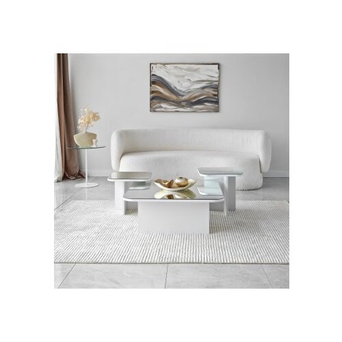 Hanah home Club sto Jazz 80x30x80cm Bež-Bronza Cene