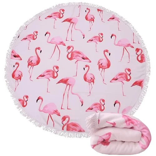 Vivva Okrogla brisača za plažo | CUBALINKA Flamingo, (21290785)