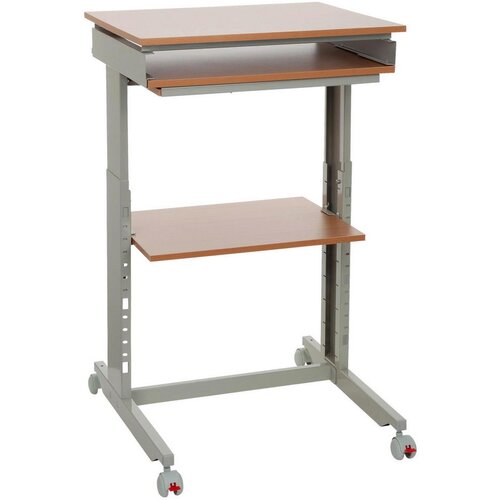 MID.YOU Pisalna Miza Workstation, Siva, Barva Bukve Cene