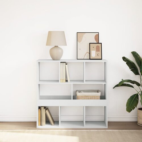 vidaXL Knjižna omara/pregrada bela 100x33x94,5 cm Cene