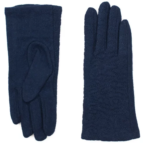 Art of Polo Woman's Gloves rk16512-2 Navy Blue