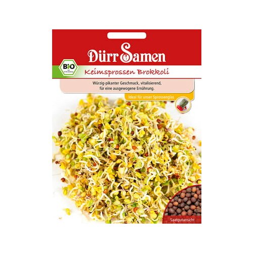 D&amp;uuml;rr Samen BIO kalčki brokoli - 1 pkt. Slike