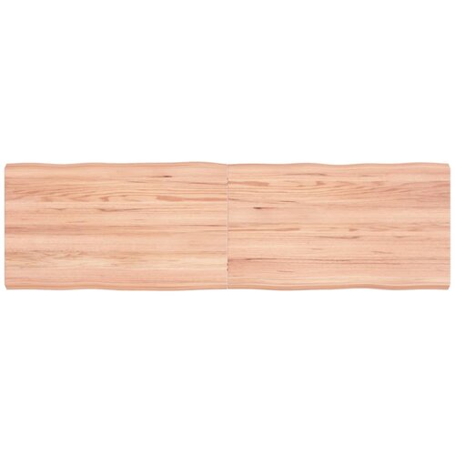 vidaXL Mizna plošča sv. rjava 140x40x4 cm obdelana trdna hrastovina Cene