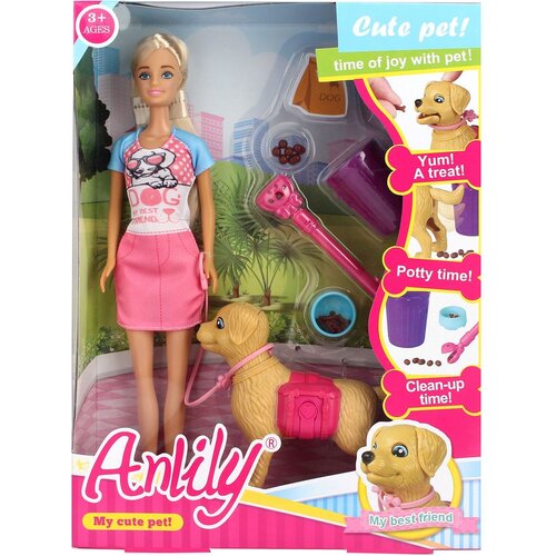 Masen Toys punčka z ljubkim psom 73082 Cene