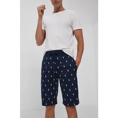 Polo Ralph Lauren Pižama kratke hlače moško, mornarsko modra barva