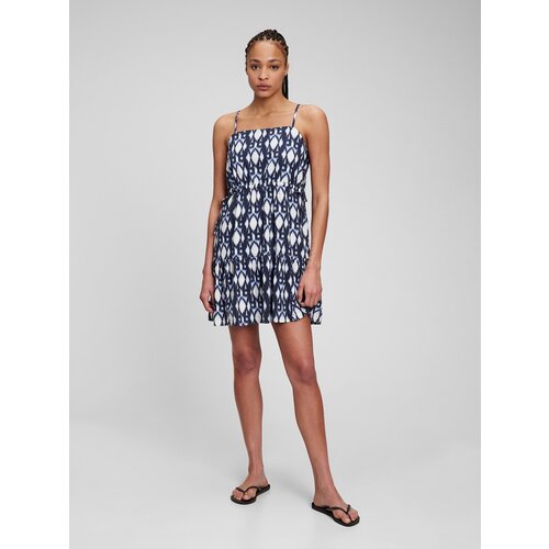 GAP Linen Patterned Mini Dress - Women Slike