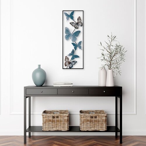Wallity Zidna dekoracija Tavus, 32 x 90 x 5 cm, Šarena Cene