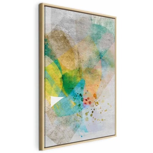  Slika - Butterfly and Dreams (1 Part) Vertical 80x120 U prirodnom drvenom okviru Cijene