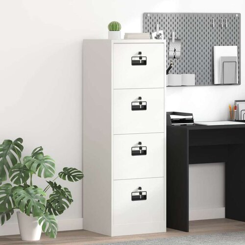Kabinet za datoteke s ladicama Bijelo 44 x 50 x 106.5 cm Cijene