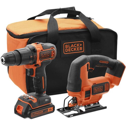 Black &amp;amp; Decker BCK22S1S ,akumulatorska bu&amp;scaron;ilica i ubodna testera Slike