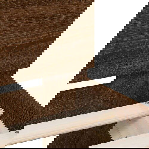 vidaXL Okvir za krevet s uzglavljem boja smeđeg hrasta 120x190 cm Cene