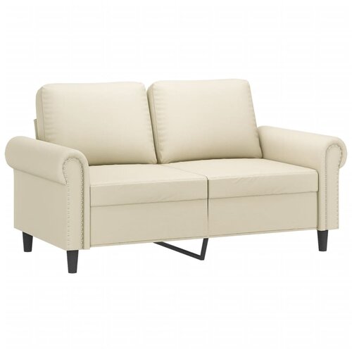 Maison Chic Dvosed kavč - Sofa - Kanape krem 120 cm umetno usnje, (21727398) Cene