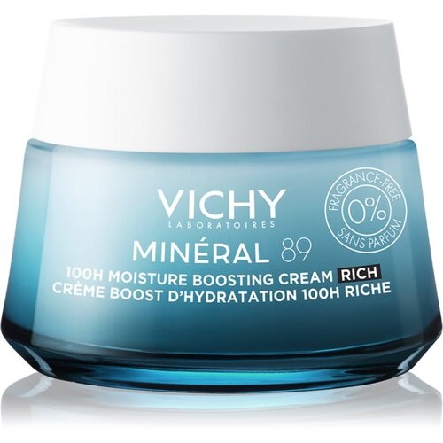Vichy Min&amp;eacute;ral 89 bogata hidratantna krema bez parfema 50 ml Slike