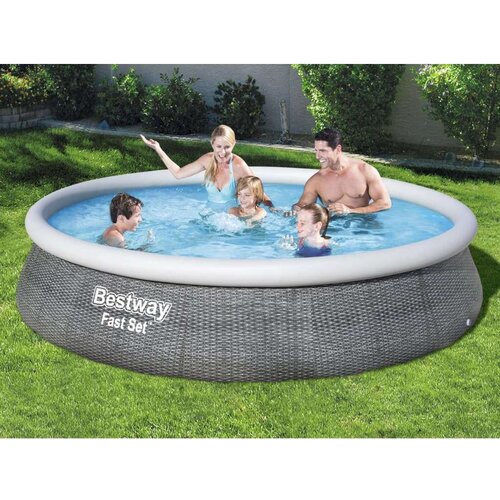 Bestway Fast Set bazen na napuhavanje s crpkom 396 x 84 cm Cene