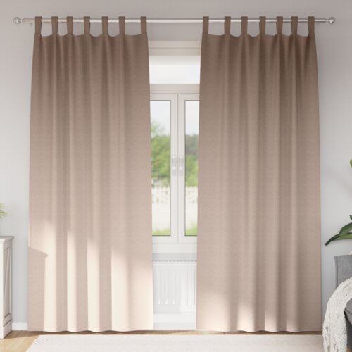  Zavjese za zamračivanje 2 pcs Sivo-smeđa 225 x 140 cm Poliester Cijene