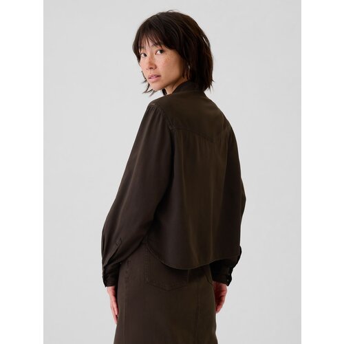 GAP Denim cropped shirt Western - Women's Cijene
