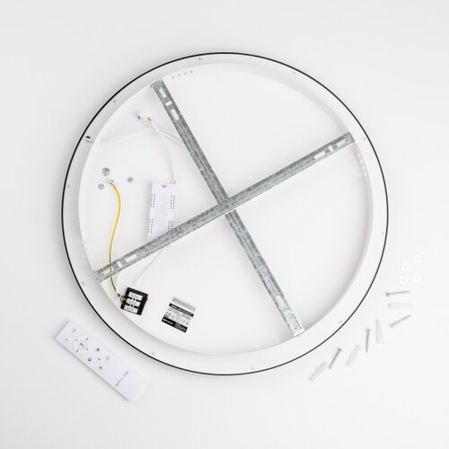  Brilagi -LED prigu&amp;scaron;iva plafonska svetiljka FALCON SLIM LED/42W/230V prečnik 50 cm crna + daljinski upravljač Slike