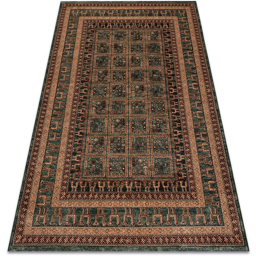RugsX Preproge Preproga volna KASHQAI 4349 400 orientalski, okvir 200x300 cm Zelena Cene