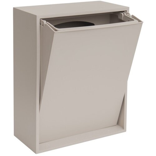 ReCollector Svijetlo siva kanta za smeće za odvojeni otpad/zidna od reciklirane plastike Recycling Box &amp;ndash; Slike