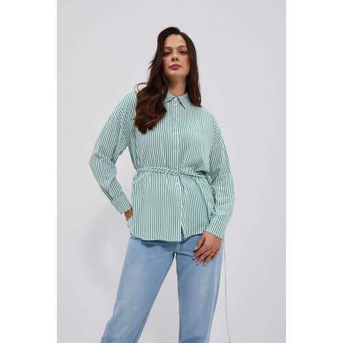 Marisse Women's Shirt L-Ko-4014 White_Green Cene