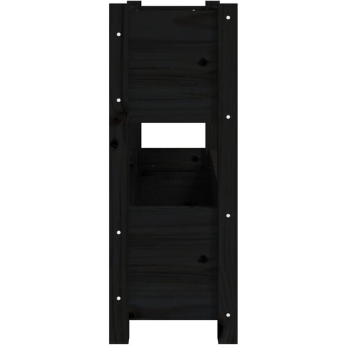  Sadilica crna 77x25x66 cm od masivne borovine Slike