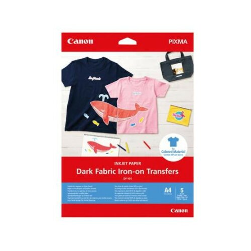 Canon dark fabric Iron-on transfers A4 Slike