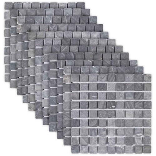 Mozaik pločice Siva 30 x 30 cm Mramor Slike