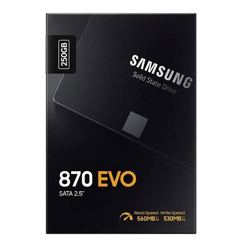 SSD Samsung 870 EVO/ 250GB/ 2.5&amp;Prime;/ 560/530 Slike