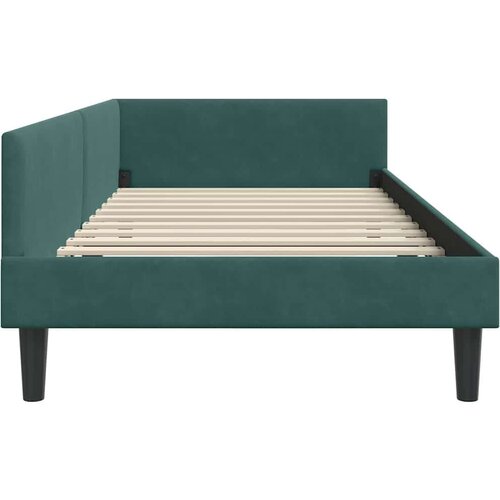vidaXL Krevetni okvir sa kutnim dizajnom Tamnozelena 80 x 200 cm Cijene