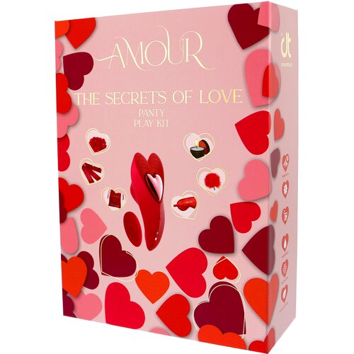 DREAMTOYS Amour - set s vibratorom za gaćice (crveni) Slike