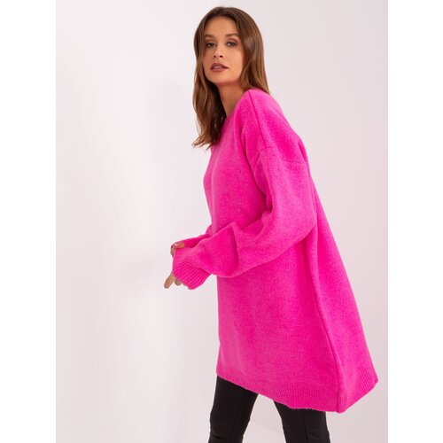 RUE PARIS Dress-LC-SK-0568.70P-fluo pink Cene