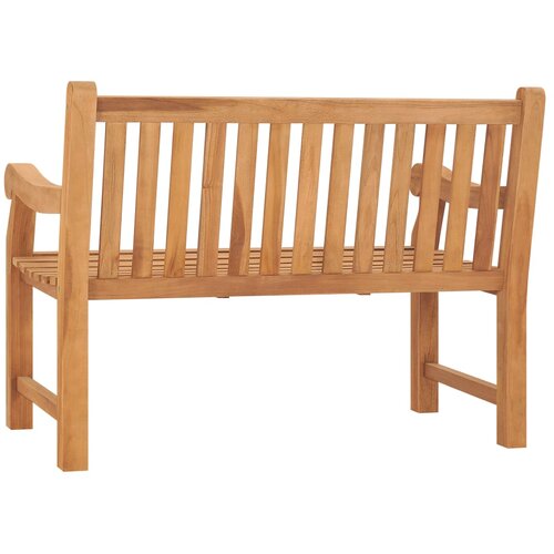  Vrtna klupa 114 cm od masivne tikovine Slike