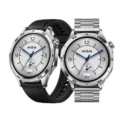 Mibro GT PAMETNI SAT GPS, 1.43", 2 NARUKVICE, Silver Cene
